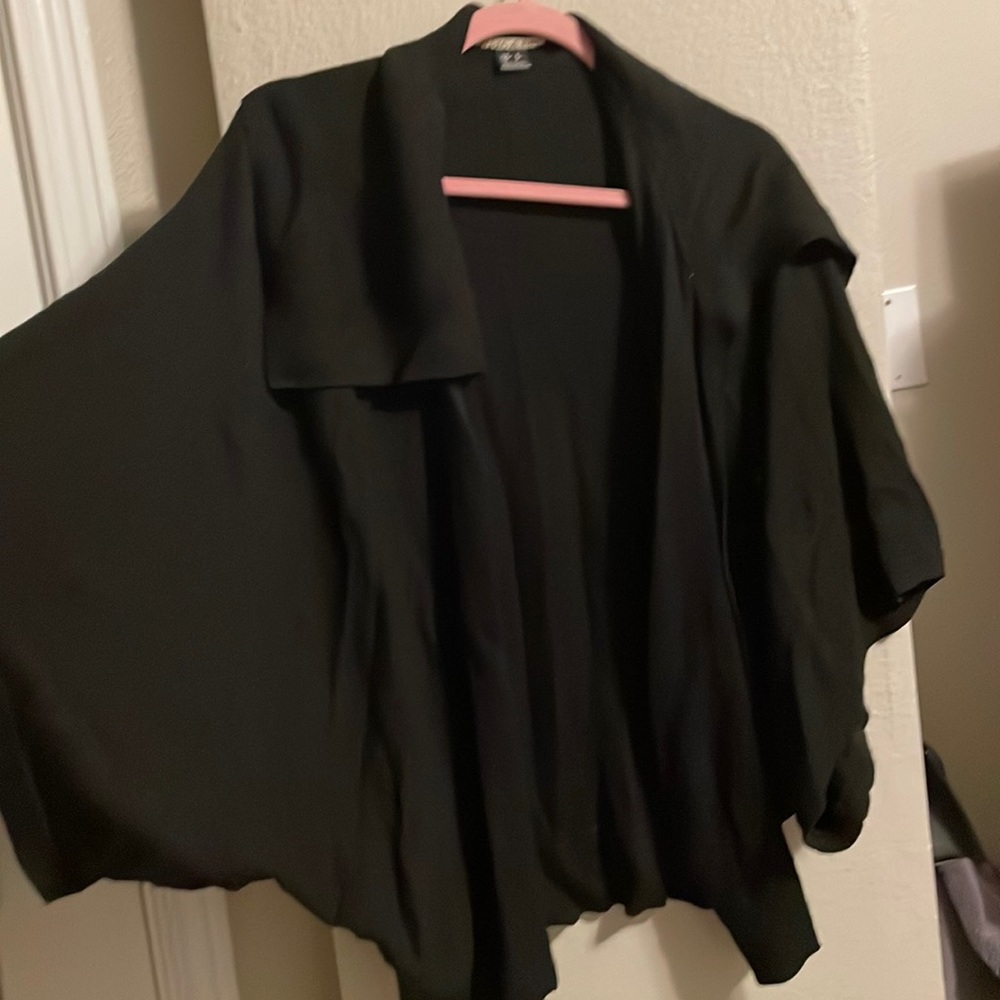 Black cardigan